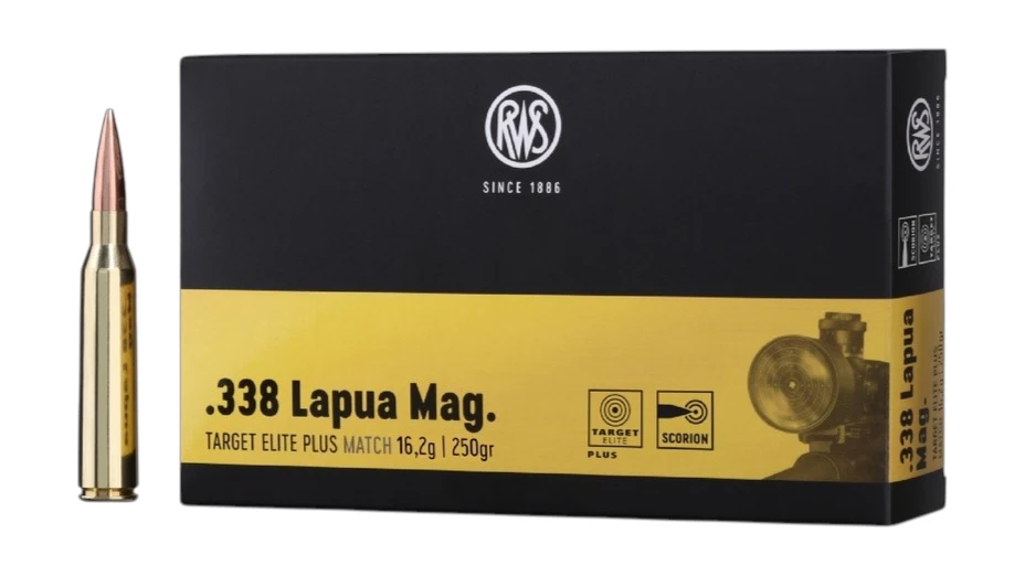 RWS .338 Lapua Magnum Target Elite Plus 300grs.