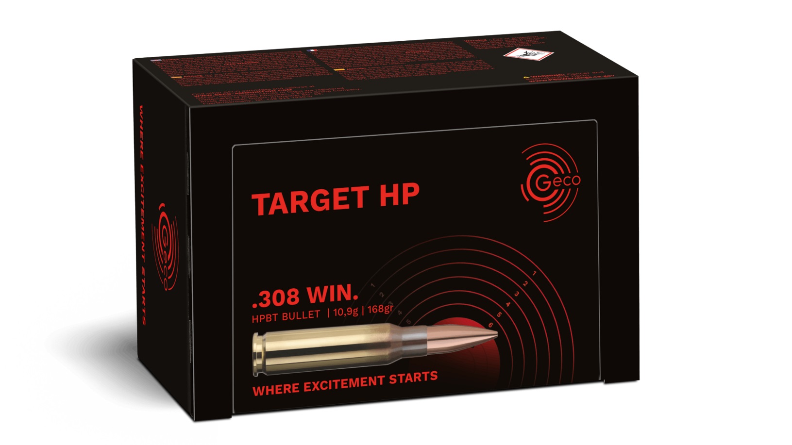Geco .308 Win. Target HP 168 grain