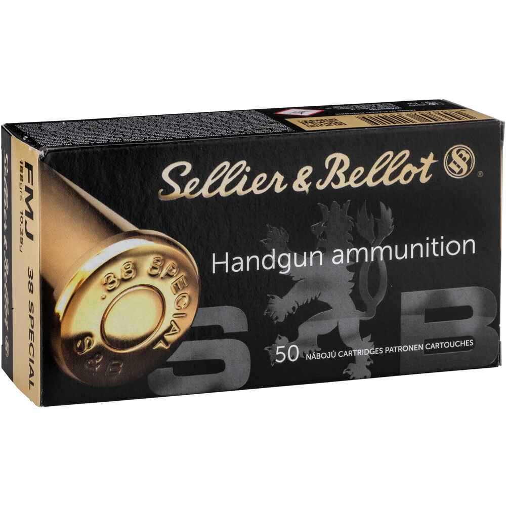 S&B .38 Spezial 158grs FMJ