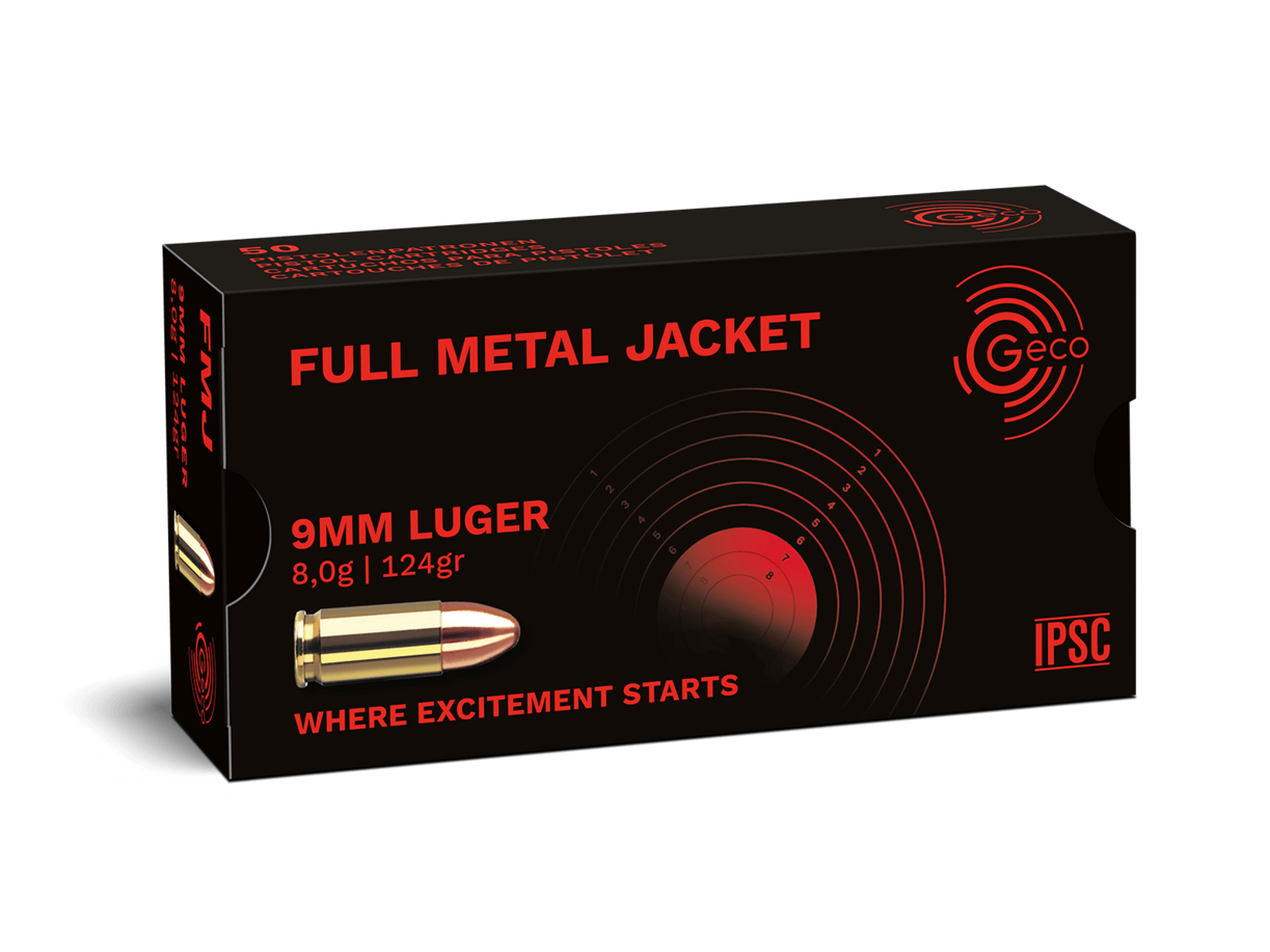 GECO 9 mm Luger Full Metal Jacket 124gr