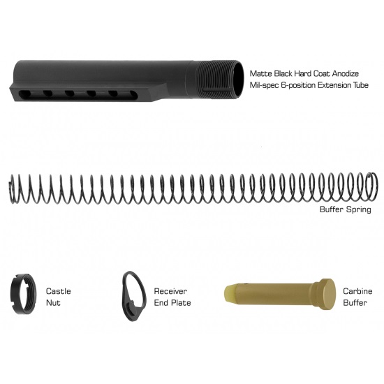 UTG Pro AR15 6 Positionen Buffertube Kit