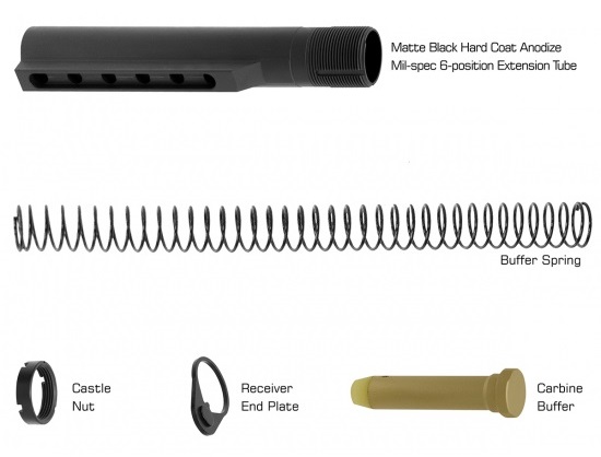 UTG Pro AR15 6 Positionen Buffertube Kit
