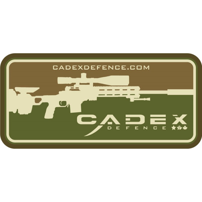 Cadex Defence Velcro PVC Patch Tan/Green