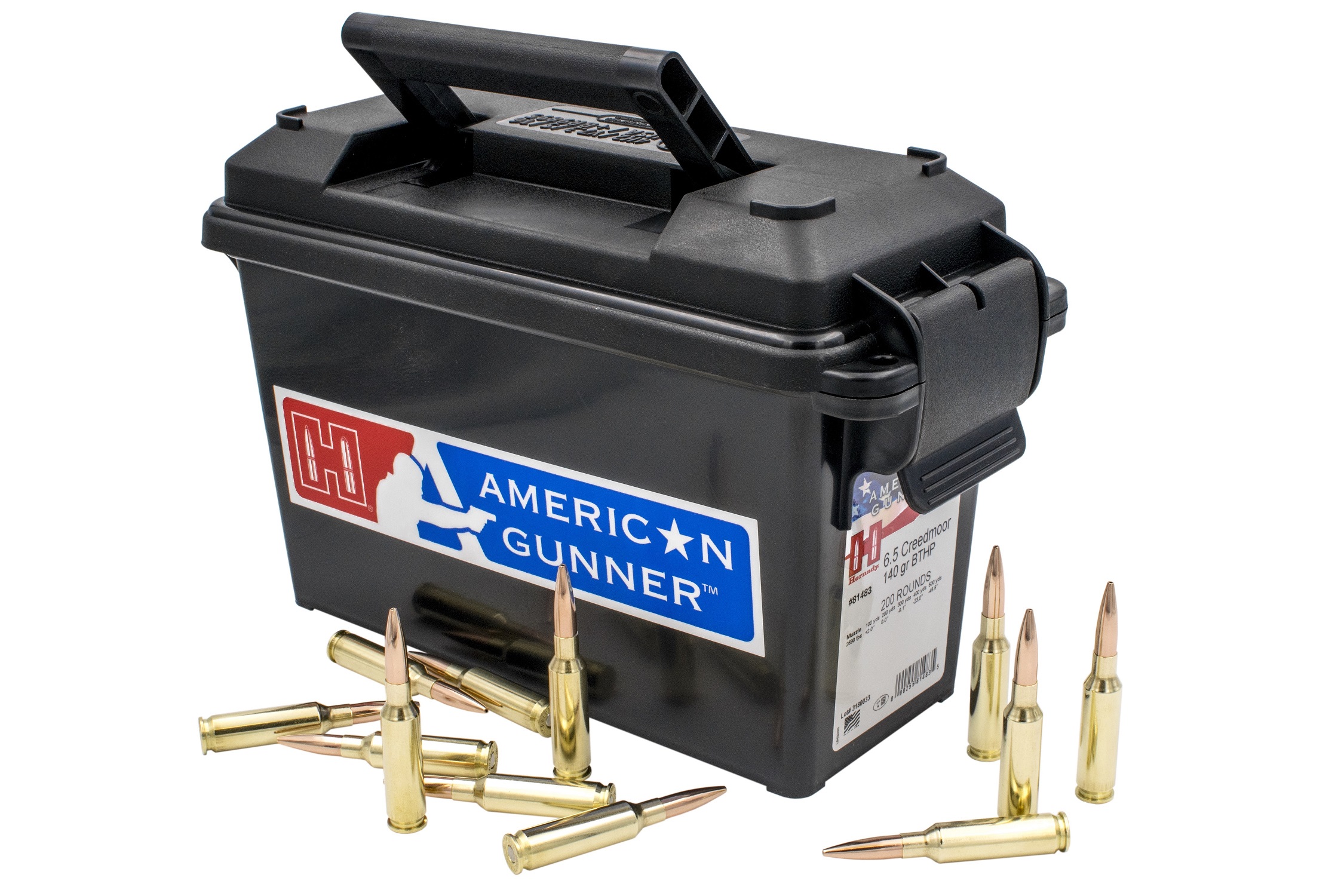 Hornady 6,5 Creedmoor 140grs. BTHP American Gunner